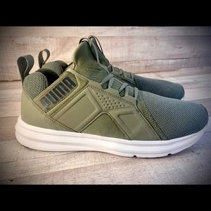 Puma Men’s Sneakers Olive Athletic Shoes Size 10